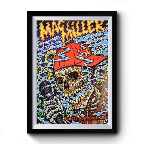 Mac Miller The Blue Slide Park Tour Premium Poster