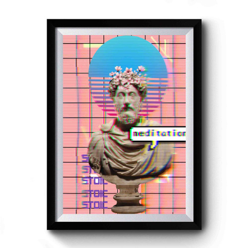 Marcus Aurelius Meditation Premium Poster