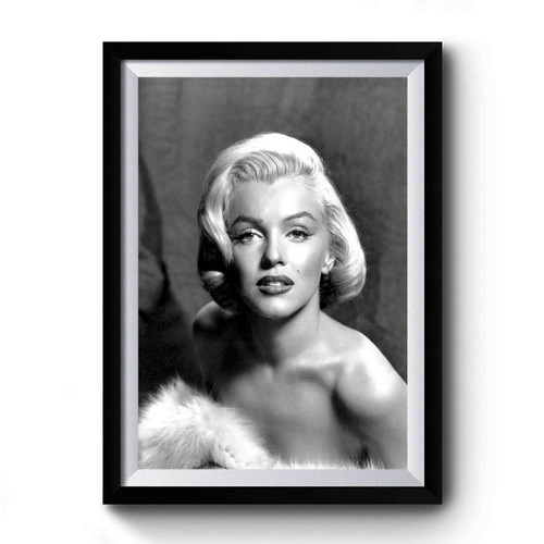 Marilyn Monroe Black And White Premium Poster