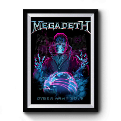Megadeth Cyber Army Premium Poster