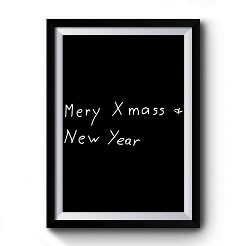 Mery Xmass + New Year Premium Poster