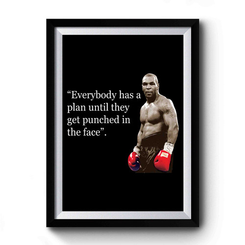 Mike Tyson Quote Champion Legend Premium Poster