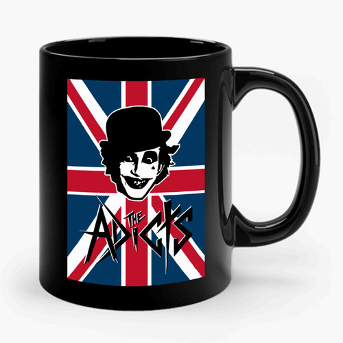 The Adicts Made In England British Flag Logo Ceramic Mug