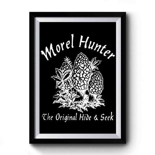 morel mushroom Premium Poster