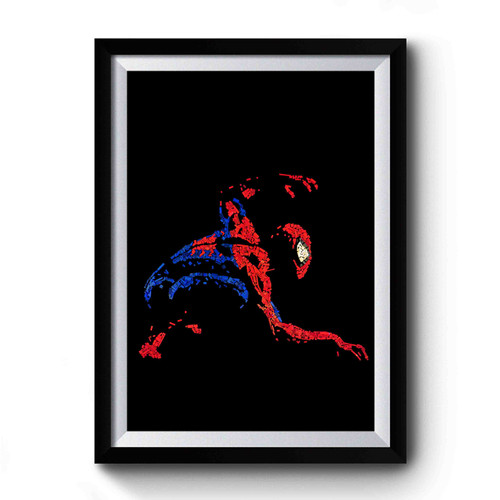 Mosaic Spider Man Art Premium Poster