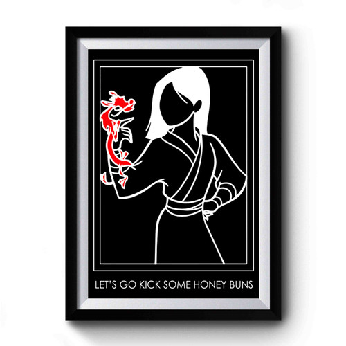 Mulan And Mushu Premium Poster