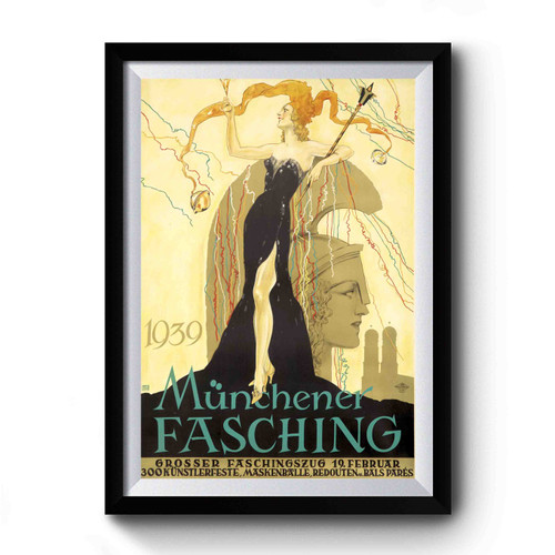Munchener Fasching 1939 Premium Poster