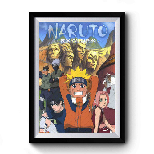 Naruto Calender Premium Poster