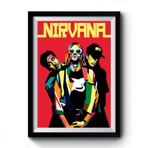 Nirvana Pop Art Premium Poster