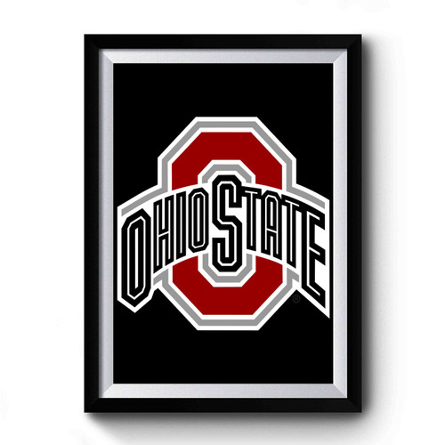Ohio State Buckeyes Baseball Logo Premium Poster