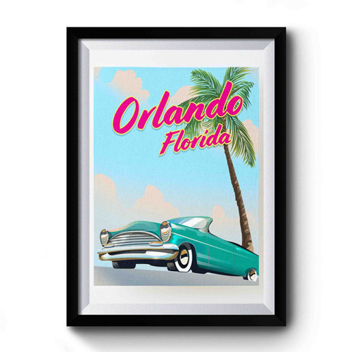 Orlando Florida Vintage Travel Premium Poster
