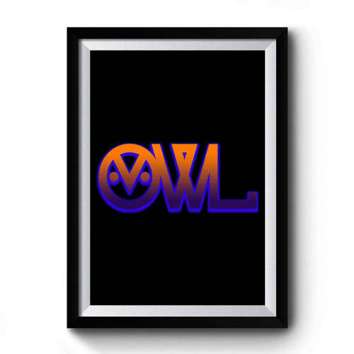 Owl Logo Premium Poster