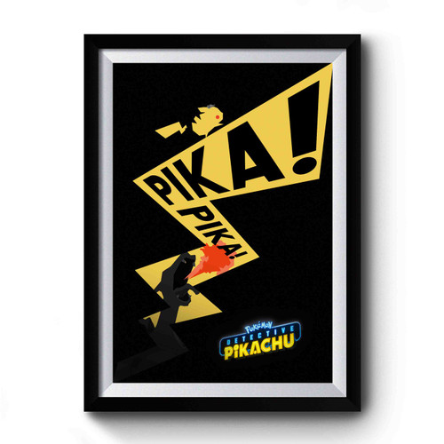 Pokemon Detective Pikachu Pika Pika Premium Poster