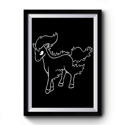 Ponyta Pokemon Premium Poster