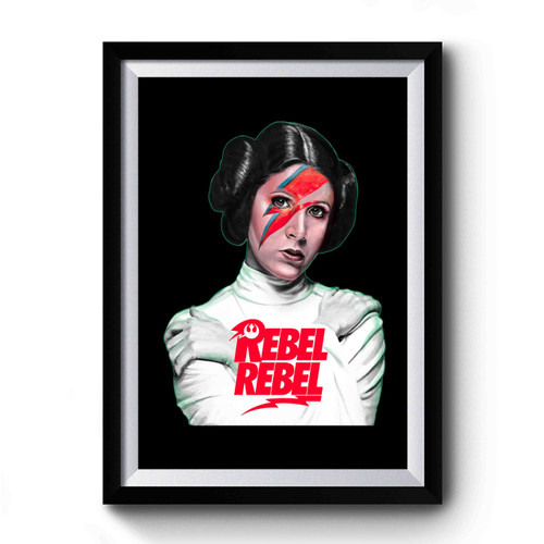 princess leia rebel rebel race Premium Poster