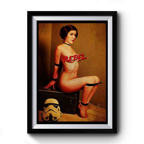 Princess Slave Leia Rebel Premium Poster