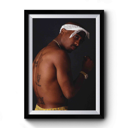 Rapper Tupac Premium Poster