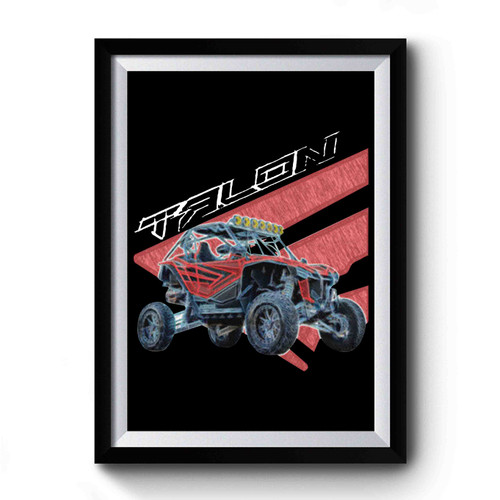 Red Honda Talon Premium Poster
