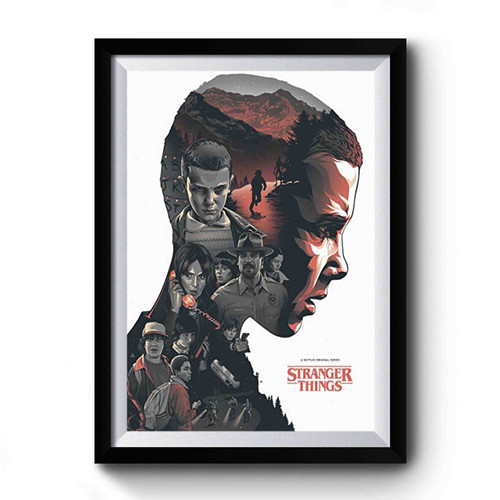 Retro Poste Stranger Things Tv Poster Kraft Paper Vintage 2 Premium Poster