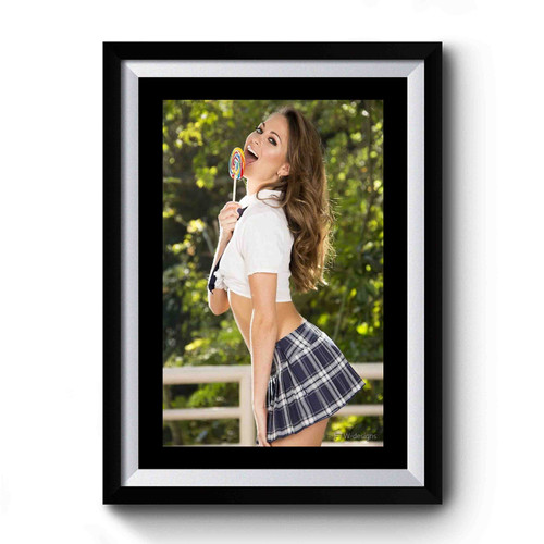 Riley Reid School Uniform Premium Poster