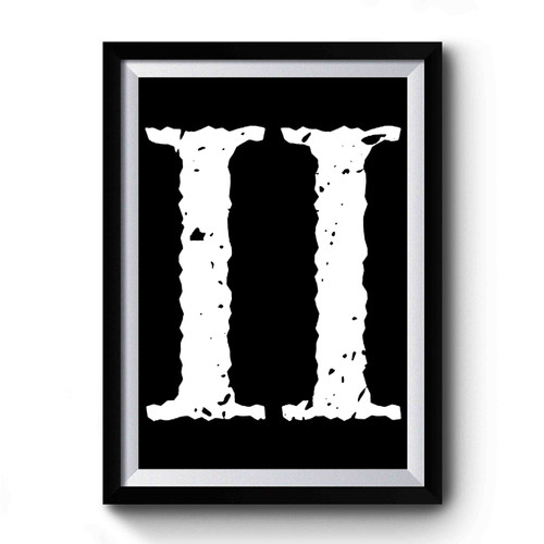 Roman Numeral II Premium Poster