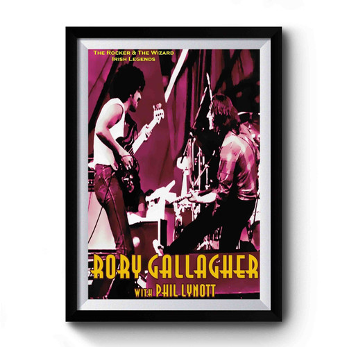 Rory Gallagher And Phil Lynott Premium Poster