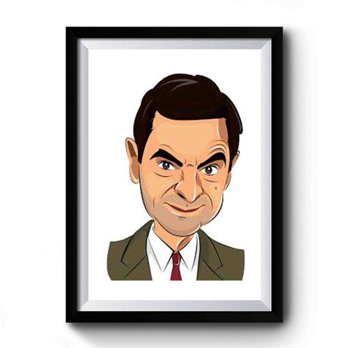 Rowan Atkinson Mr Bean Cartoon Premium Poster