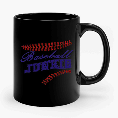 Baseball Junkie Ceramic Mug