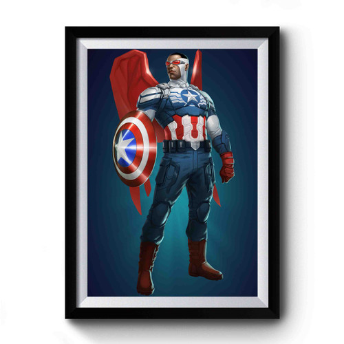 Sam Wilson Captain America Premium Poster