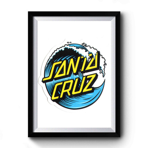 Santa Cruz Skateboard Premium Poster