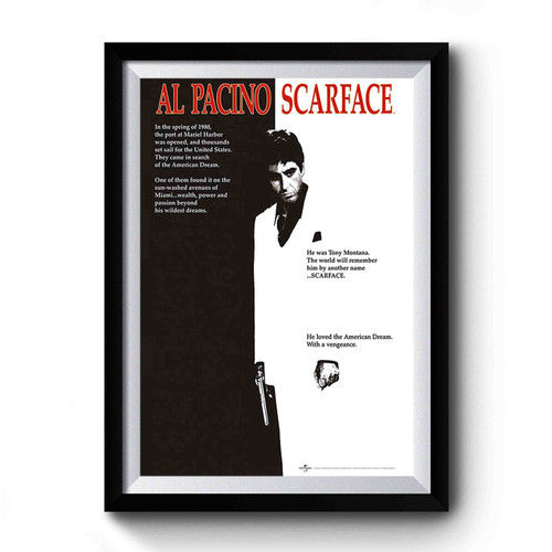 Scarface Movie Premium Poster