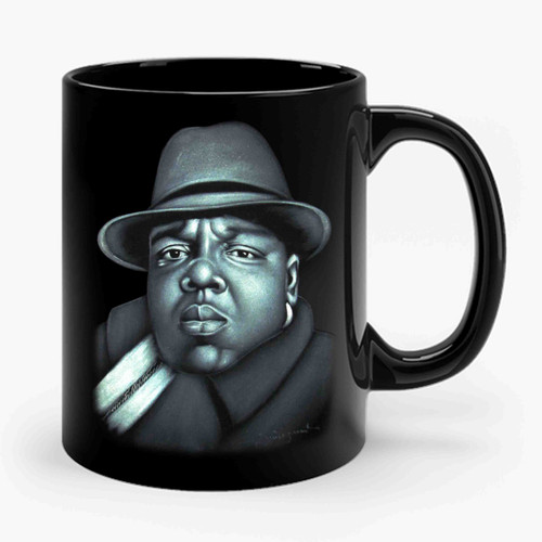 The Notorious B I G Biggie Smalls Portrait Ceramic Mug