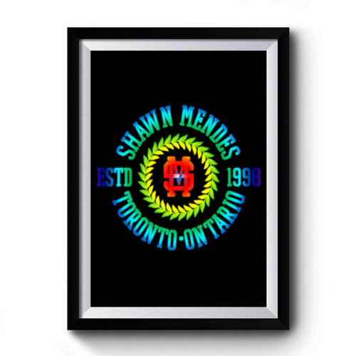 Shawn Mendes Logo Premium Poster