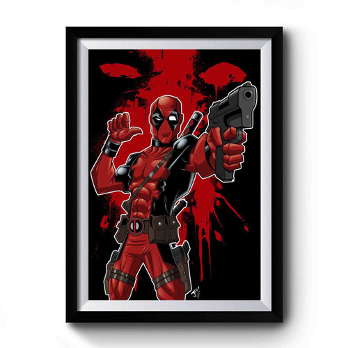 Signed Deadpool Premium Poster