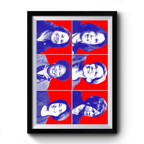 Six Women Joe Biden Premium Poster