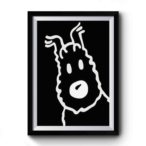 Snowy Snow Cute Cuty Premium Poster