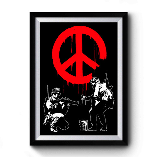 Soldiers For Peace Premium Poster