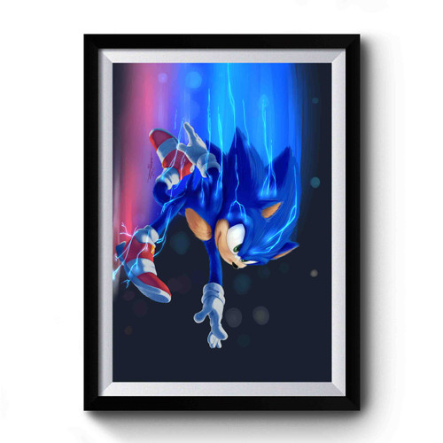 Sonic Fast Speed Premium Poster
