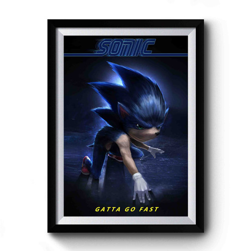 Sonic Movie Live Action Premium Poster