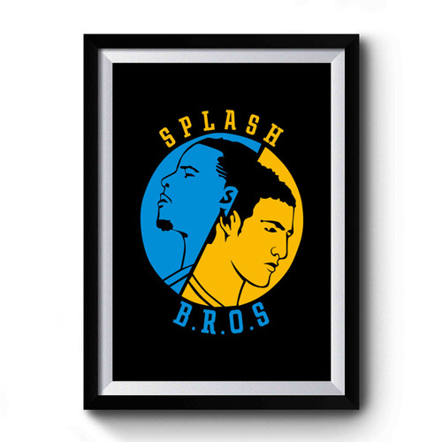 Splash Bros Stephen Curry And Klay Thompson Golden State Warriors Premium Poster