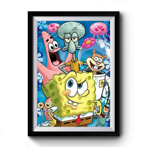 Spongebob Group Premium Poster