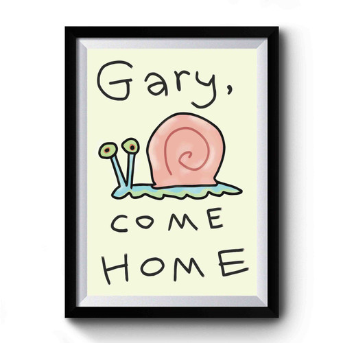 Spongebob Missing Gary Premium Poster