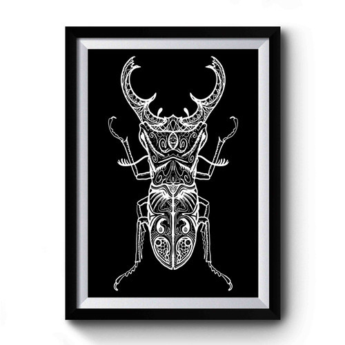 Stag Beetle Insect Premium Poster