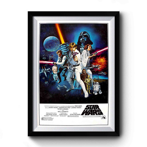 Star Wars A New Hope Movie Premium Poster