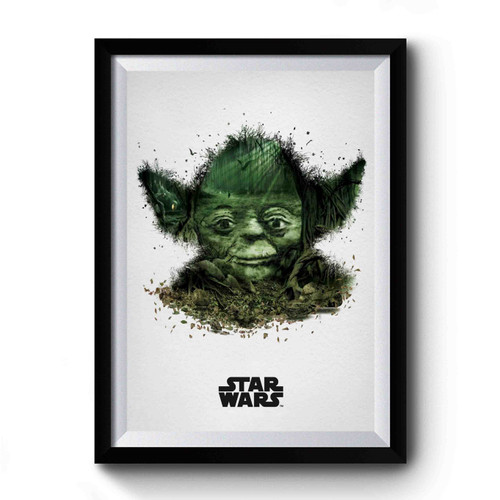star wars yoda art Premium Poster