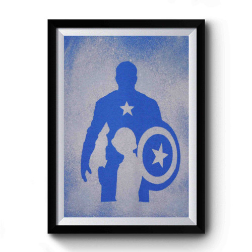 Steve Rogers Captain America Premium Poster