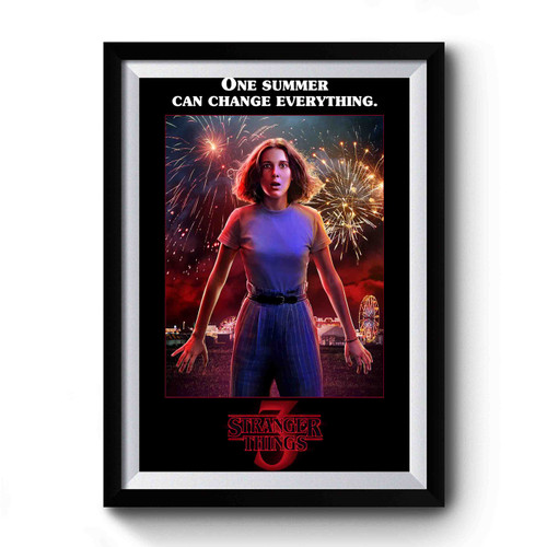 Stranger Things 3 Eleven Jane Premium Poster