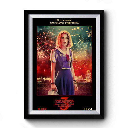 Stranger Things One Summer Can Change Everything Premium Poster