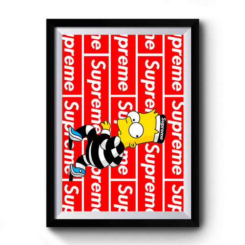 Supremenation Bart Simpson Premium Poster