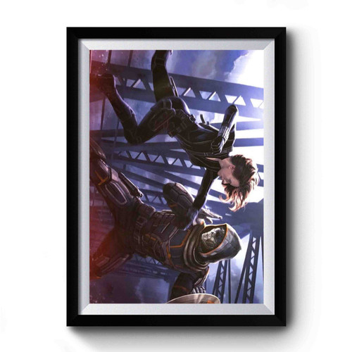 Taskmaster Vs Black Widow Premium Poster
